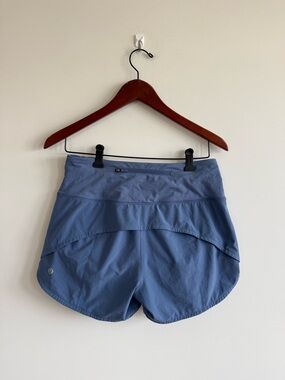 NEW Lululemon athletica Women's Light Blue Running Shorts